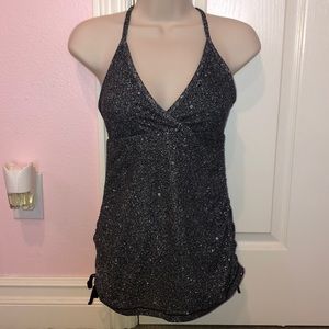 LuluLemon Long Spotted Racerback Tank